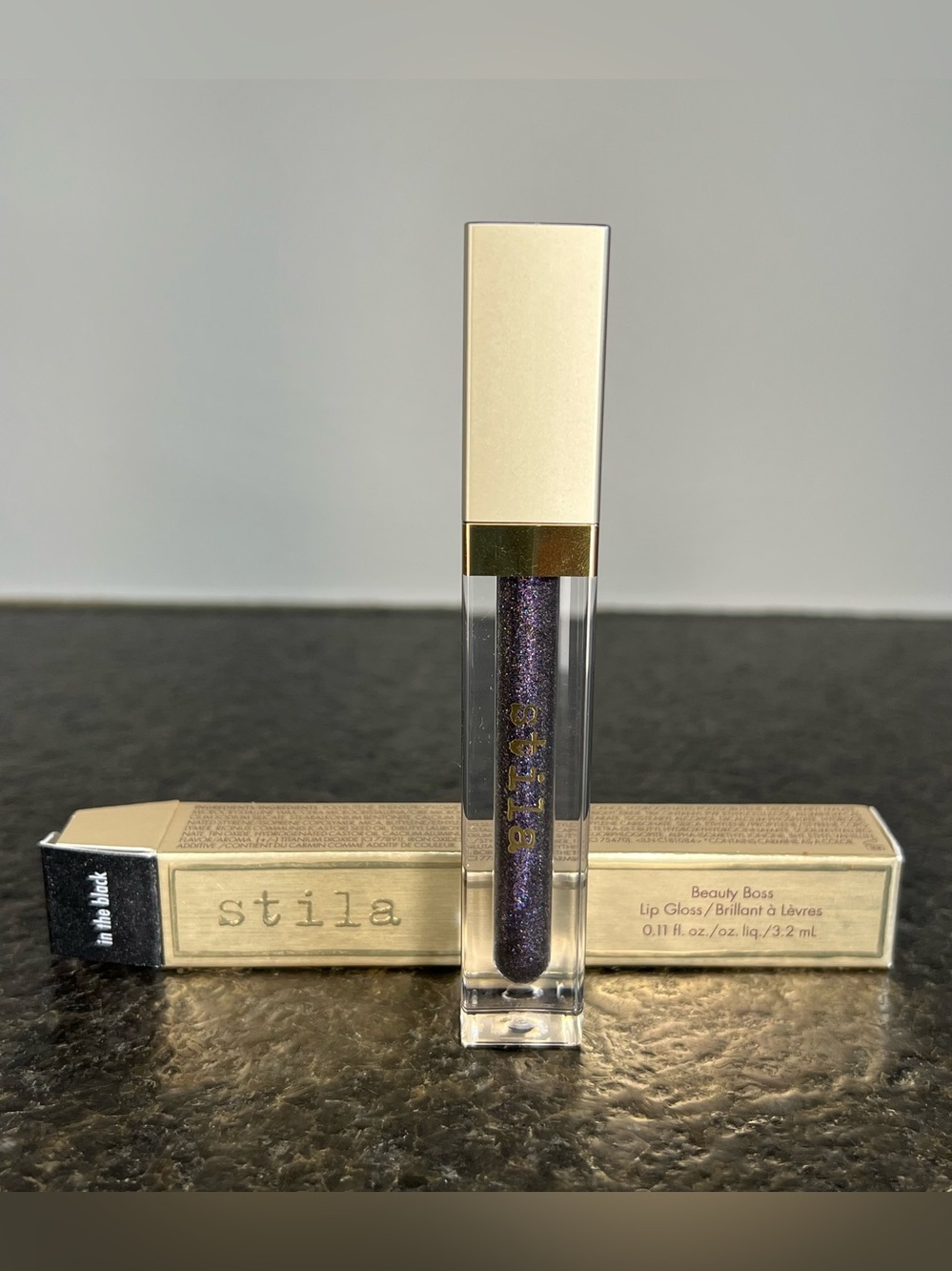 Stila Beauty Boss Lip Gloss (In The Black) - BRAND NEW IN BOX